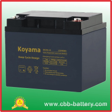 12V 40ah Deep Cycle AGM Battery for Emergency Lighting